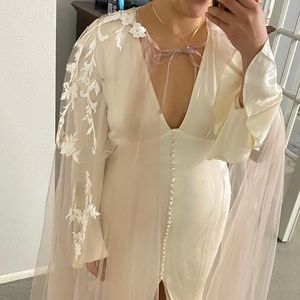 Ange etoiles bonita bridal cape